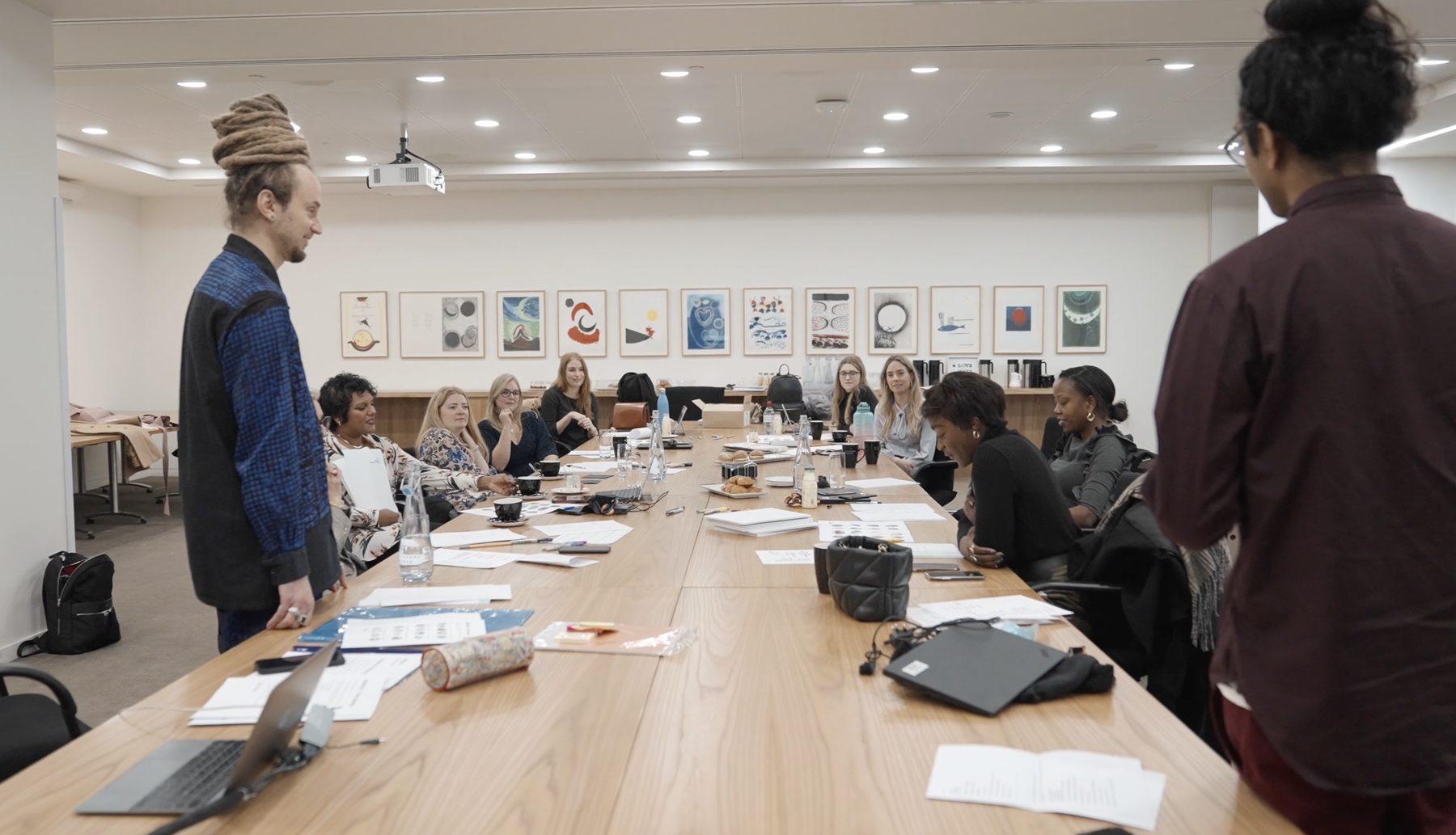 A Jago workshop in progress